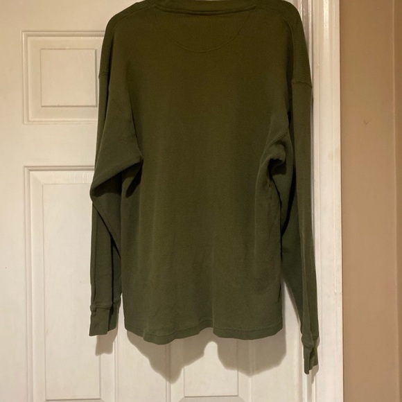 Vintage South Pole Green Thermal Long Sleeve Men’s Size Large Shirt - Picture 3 of 5